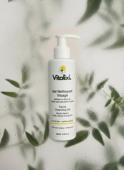 Gel Nettoyant Visage Vitalixi – Nettoyage Doux & Équilibrant